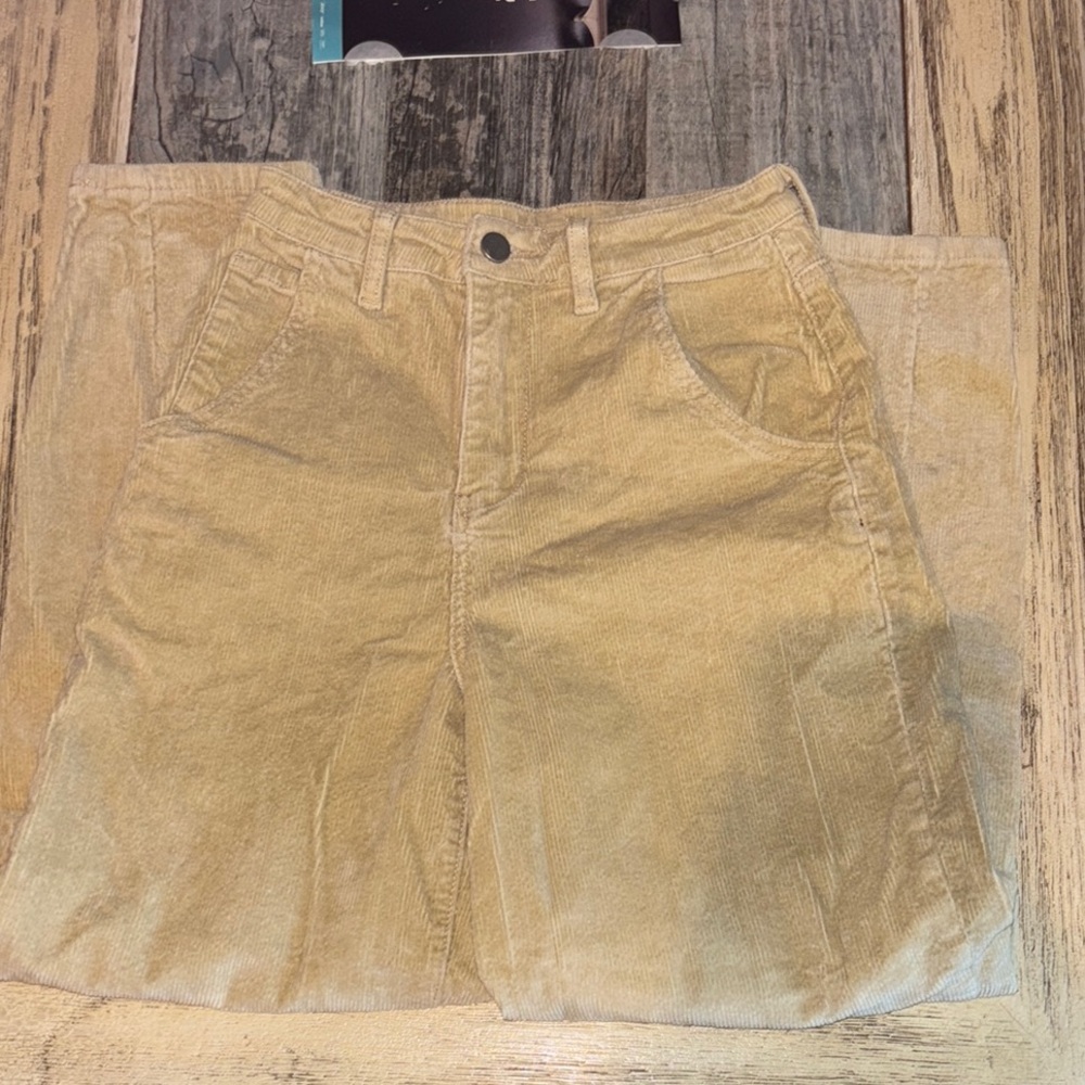 SHEIN Light Tan Corduroy Jeans